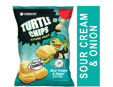 Orion Turtle Chips - Sour Cream & Onion 70 g
