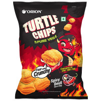 Orion Turtle Chips - Spicy Devil 70 g Orion Turtle Chips - Spicy Devil 70 g