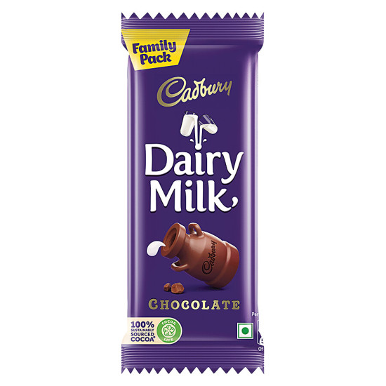 Cadbury Dairy Milk Chocolate Bar 134 g Family Pack