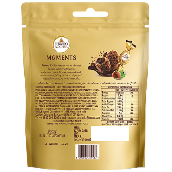 Ferrero Rocher Moments Chocolates 46.4 g