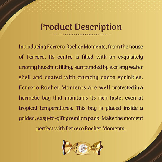 Ferrero Rocher Moments Chocolates 46.4 g