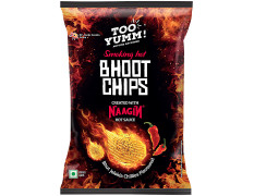 Too Yumm! Bhoot Potato Chips - Bhut Jolokia Chillies Flavour, Created With Naagin Hot Sauce 90 g