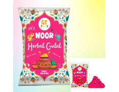 GT Colourful Holi Noor Herbal Gulal - Pink 100 g