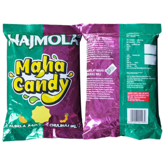 Dabur Hajmola Candy Jar - 130 Count (Aam and Imli) Pack of 2