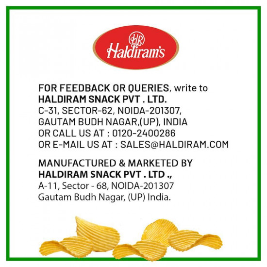 Haldirams  Chips - Pudina Treat, 55 G Pouch