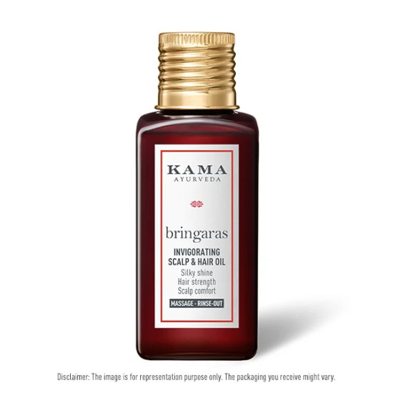 Kama Ayurveda Bringaras Invigorating Scalp & Hair Oil 50ml - In