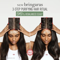 Kama Ayurveda Bringaras Balancing Shampoo, 50 ml - Natural Hair Volume Enhancer