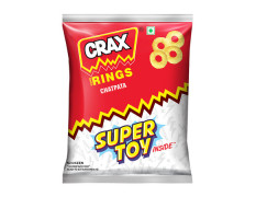 Crax Corn Rings, Chatpata, 24g