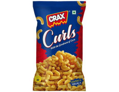 Crax Curls - Chatpata Masala, With The Goodness Of Corn, Yummy Snack, 58 g