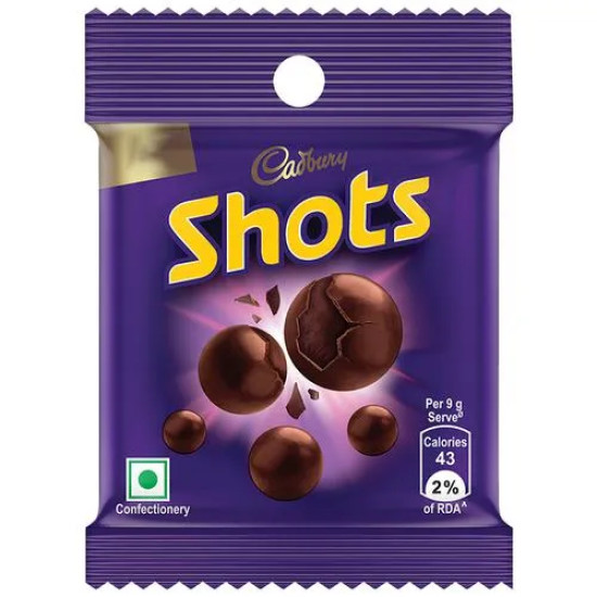 Cadbury Dairy Milk Chocolate Shots, 18 g Pouch