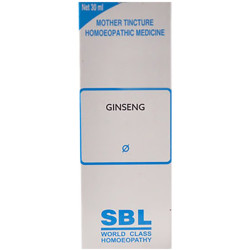 SBL Ginseng Mother Tincture Q | Natural Energy, Memory & Vitality Booster – 30ml