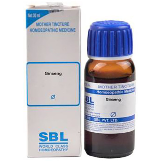 SBL Ginseng Mother Tincture Q | Natural Energy, Memory & Vitality Booster – 30ml