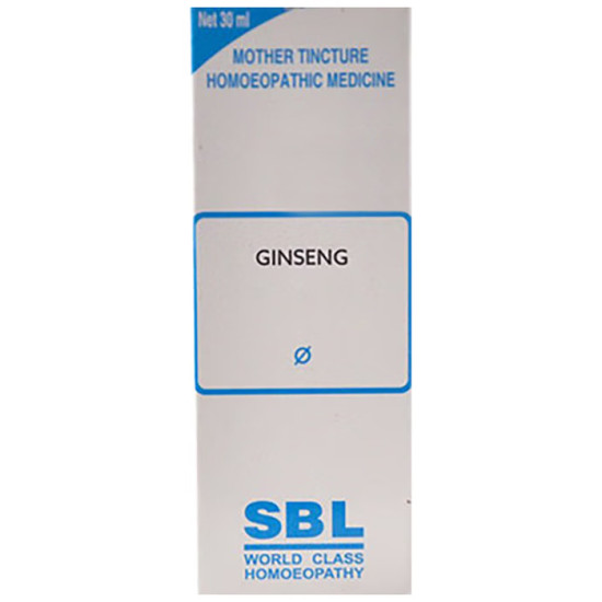 SBL Ginseng Mother Tincture Q | Natural Energy, Memory & Vitality Booster – 30ml