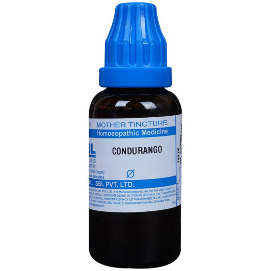SBL Condurango Mother Tincture Q | 30ml | Natural Homeopathic Remedy for Digestive Disorders, Ulcers & Skin Growths