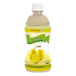 Patanjali Lemon Drink – Refreshing Fruit Beverage with Lemon Juice Concentrate | 500 ml