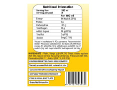 Patanjali Mango Drink – Made with Real Mango Pulp (Totapuri & Alphonso) | 1 Litre Bottle