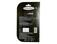 Patanjali Saundarya Herbal Eye Liner Gel – 3ml | Waterproof, Smudge-Proof, Ultra Black