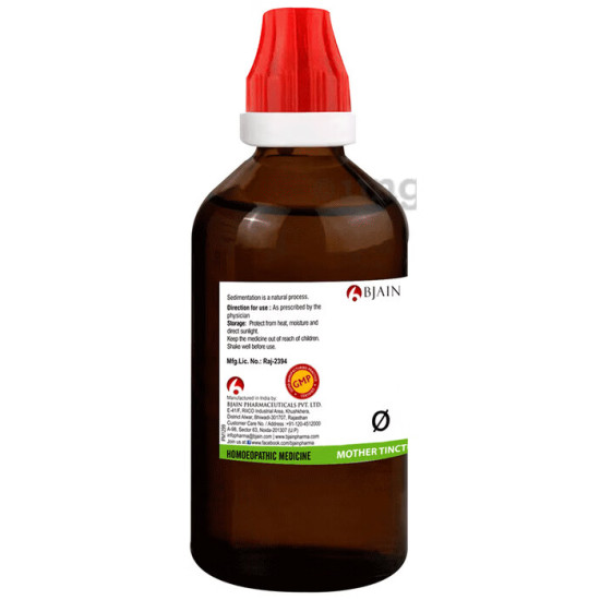 Bjain Adonis Vernalis Mother Tincture Q – 100% Natural Homeopathic Heart & Headache Remedy | 100ml