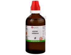 Bjain Adonis Vernalis Mother Tincture Q – 100% Natural Homeopathic Heart & Headache Remedy | 100ml