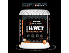 Patanjali Nutrela 100% Whey Performance – French Vanilla | 1kg Protein with Hadjod, Spinach, Shiitake, Corn & Rosehip | Fast Recovery, Stamina, Energy