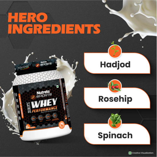 Patanjali Nutrela 100% Whey Performance – Malai Kulfi Flavor (1kg) | Ultra-Filtered Whey Protein Blend with Bio-Fermented Enzymes Patanjali Nutrela 100% Whey Performance – Malai Kulfi Flavor (1kg) | Ultra-Filtered Whey Protein Blend with Bio-Fermented Enzymes