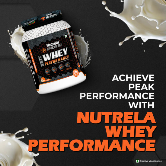 Patanjali Nutrela 100% Whey Performance – Malai Kulfi Flavor (1kg) | Ultra-Filtered Whey Protein Blend with Bio-Fermented Enzymes Patanjali Nutrela 100% Whey Performance – Malai Kulfi Flavor (1kg) | Ultra-Filtered Whey Protein Blend with Bio-Fermented Enzymes