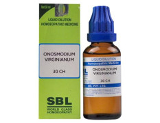 SBL Onosmodium Virginianum Dilution 30 CH 30ml Homeopathic Medicine for Migraine, Eye Strain & Weakness
