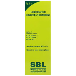 SBL Onosmodium Virginianum Dilution 30 CH 30ml Homeopathic Medicine for Migraine, Eye Strain & Weakness
