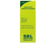 SBL Natrum Muriaticum Dilution 30 CH 30 ml Homeopathic Remedy for Anaemia, Headache, Digestive and Menstrual Disorders