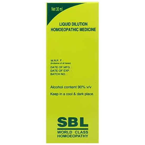 SBL Natrum Muriaticum Dilution 30 CH 30 ml Homeopathic Remedy for Anaemia, Headache, Digestive and Menstrual Disorders