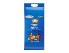 Patanjali Aastha Gaumaya Samidha for Pooja 12 Sticks Natural Cow Dung Samidha for Havan and Worship
