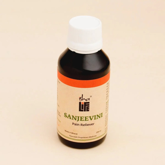Isha Life Sanjeevini Pain Reliever Oil 100ml | 100% Natural Herbal Oil for Joint & Muscle Pain, Arthritis, Backache Relief