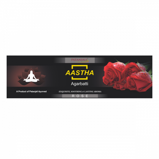 Aastha Agarbatti Rose 18 Stick 50 g