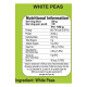 Patanjali Unpolished White Peas 500 g