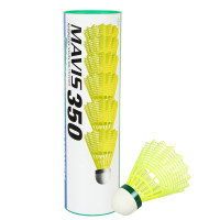Yonex Mavis 350 Green Cap Nylon Shuttlecock (Yellow)