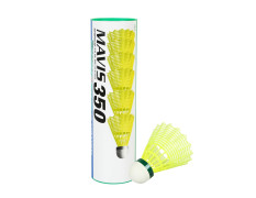 Yonex Mavis 350 Green Cap Nylon Shuttlecock (Yellow)