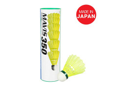 Yonex Mavis 350 Green Cap Nylon Shuttlecock (Yellow)