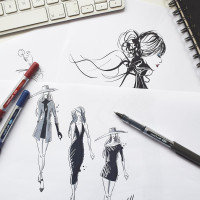 Uniball Eye UB-150 Roller Ball Pen Set - Pack of 12 (Blue)