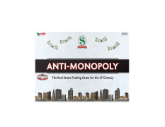 Funskool Games - Anti Monopoly, The Classic Real Estate Trading Game, Kids, Adults & Family, 2-6 Players, 8 & Above