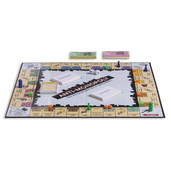 Funskool Games - Anti Monopoly, The Classic Real Estate Trading Game, Kids, Adults & Family, 2-6 Players, 8 & Above