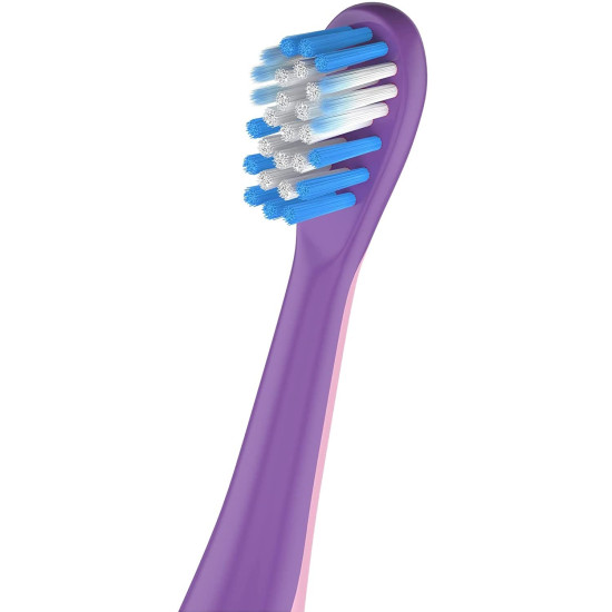 Colgate Barbie Toothbrush for kids, Battery Powered Electric Toothbrush, Age 3+, Kids toothbrush with Extra Soft Bristles and Slim Handle, Includes Replaceable Batteries