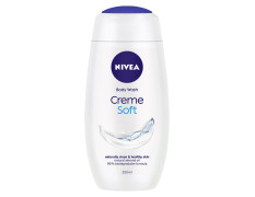 NIVEA Crème Soft 250ml Body Wash| Shower Gel with Natural Almond Oil|Clean, Healthy & Moisturized Skin|Microplastic Free