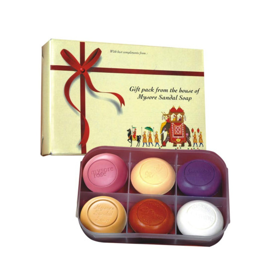 Mysore Sandal Soap Gift Pack, 150g - Pack of 6
