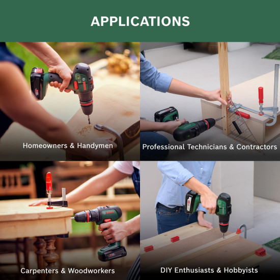 Bosch Drill Bit And Screwdriving Bits Set, 34 Pieces, X-Line Green, Containing Wood Bits, Masonry Bits, Metal Drill Bits And Screwdriver Bits