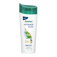 Himalaya Anti-Dandruff Tea Tree Shampoo, Removes up to 100% Dandruff, Soothes Scalp & Nourishes Hair, with Tea Tree oil and Aloe Vera, for men and women, 180ml
