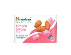 Himalaya Herbals  Almond & Rose Soap, 75gm