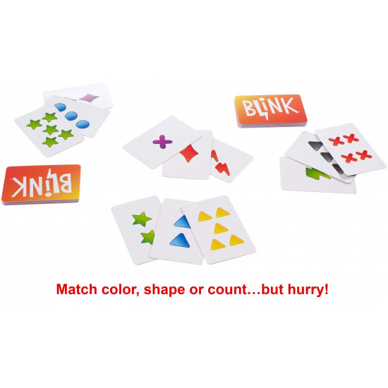 Mattel Reinhards Staupe's Blink the World's Fastest Card Game for Kids (Multicolour)