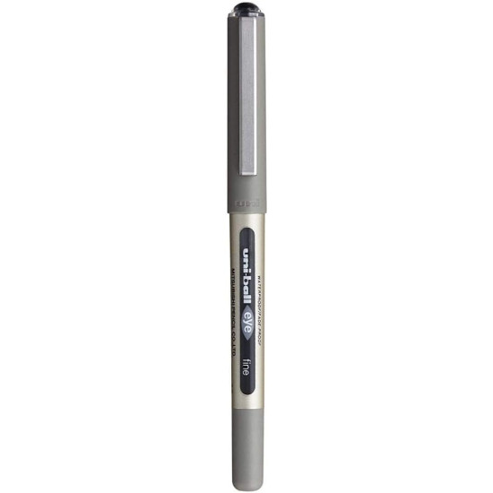 uni-ball Eye UB157 0.7 mm Roller Ball Pens, Black Ink, Pack of 12