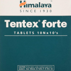 Himalaya Wellness | Tentex forte | Increases desire | Libido enhancer | Power of Ashvagandha and Shilajeet | Strip of 10 Tabs *10