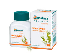 Himalaya Pure Herbs Shatavari Women's Wellness Tablets, Promotes lactation, White, 60 Count